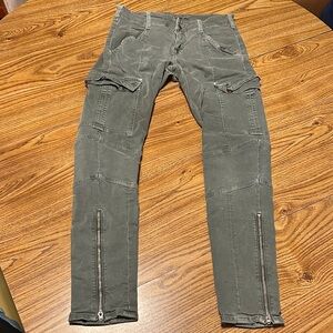 J Brand Gray Cargo Pants